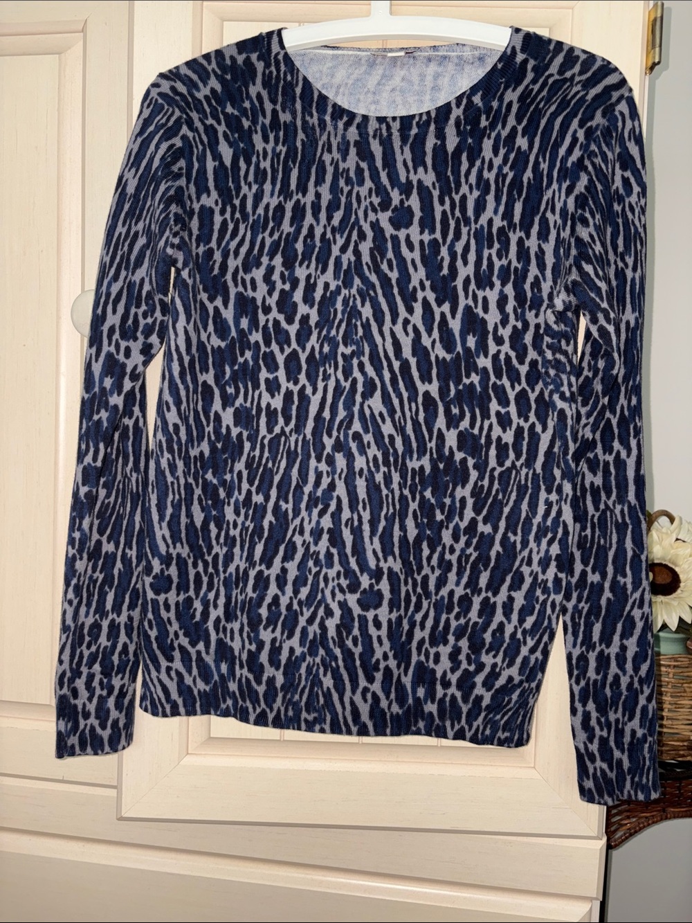 Leopard Print Long Sleeve Sweater